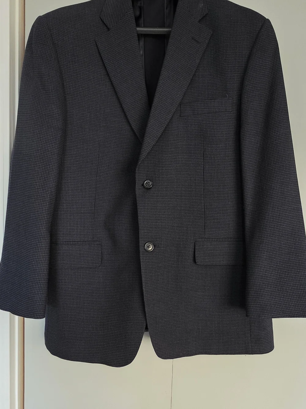Haggar Men's Navy Micro-Check Sport Coat